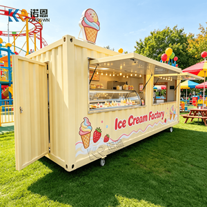 Durable Container Food Truck Cart Kitchen Mobile Outdoor Street Stainless Catering Restaurant - Product Image 5