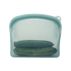 Contenedor de almacenamiento de alimentos de silicona de 600ml de alta calidad, carrito de aperitivos de cocina con bolsa con cremallera para uso en supermercados y exposiciones - Product Image 4