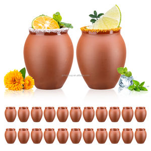 Vasos Creativos de Cerámica Esmaltada Tipo Kulhad para Té Chai, Cantaritos de <span class=keywords><strong>Barro</strong></span> Mexicanos y Tazas para Cóctel de Tequila - Product Image 6