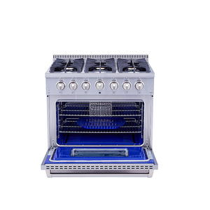 Heavy Duty Bắc Mỹ Series 36 Inch Lý Tưởng Bếp Gas Lò Với 6 Top Burner - Product Image 4