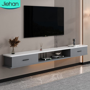 Prix de Gros Meuble de Salon Nouveau Design Suspendu Luxe Léger Meuble <span class=keywords><strong>TV</strong></span> Moderne avec Rangement pour Hôtel - Product Image 1