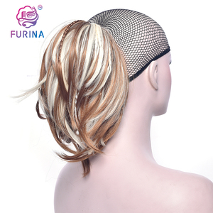 Ultime Irregolare Artiglio Coda di Cavallo Flessibile Pezzi di Capelli Sintetici Coda di Cavallo di Estensione Dei Capelli di Vendita Caldo di Disegno per La Bella Ragazza - Product Image 6