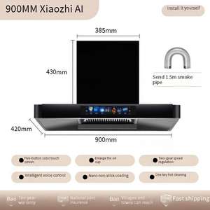 OEM Factory Direct 2025 New 30-Inch Stainless Steel LED Range Hood Electric Kitchen Gas <b>Hob</b> 220-240V/50Hz for Hotels US - Product Image 2