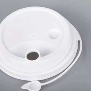 Tapa de Plástico PP de Fácil Apertura y Antiderrames para Vasos Desechables de Té de Burbujas y Café, Cierres y Tapas para Botellas Boba - Product Image 4