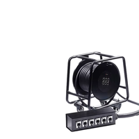 Câble audio multipaire XLR 16, 24, 32, 40 canaux sur enrouleur, 30m (100 pieds), mâle-femelle, pour scène, sonorisation en direct et studio