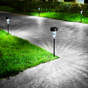 Lampada da Giardino Moderna, Illuminazione LED per Esterni, Luce Solare Impermeabile IP65 per Cortile, Villa e Parco - Product Image 5