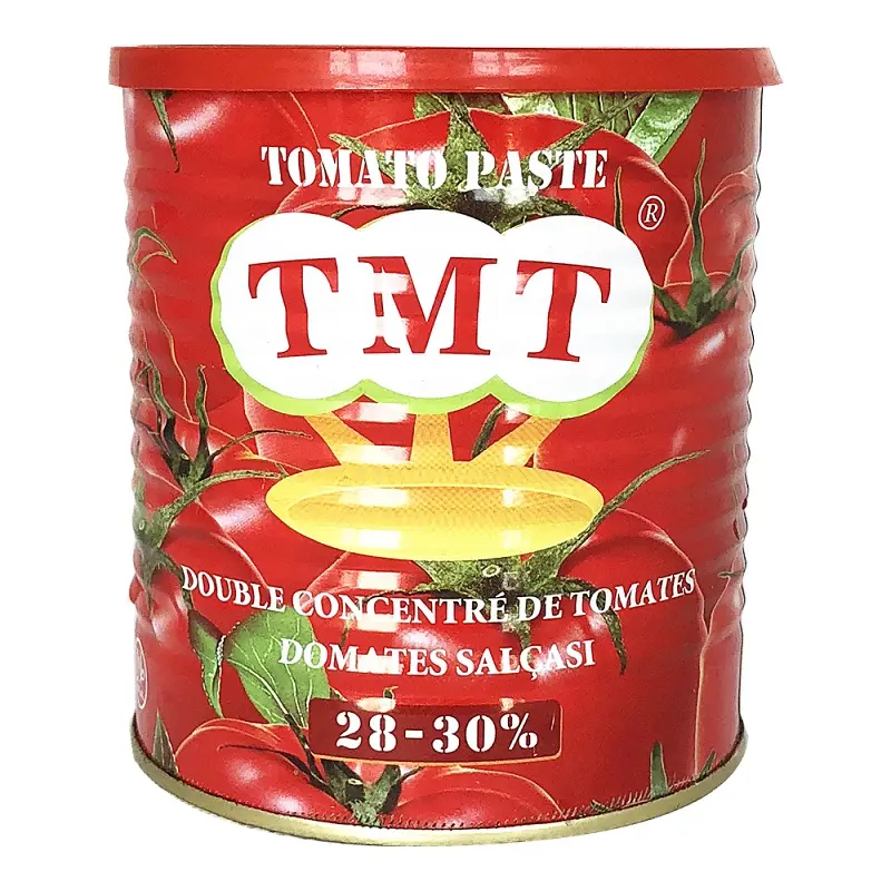ราคา28-30% Brix Tomato Paste 70G 2200G เปิดง่ายด้วยแบรนด์ส่วนตัวที่กำหนดเอง