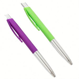 Wholesale Custom Logo High Quality 1.0Mm Multi-<b>Color</b> Plastic Ballpoint <b>Pen</b> Promotional Advertising Gifts Business Writing - Product Image 1