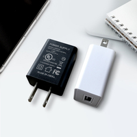 Chargeur mural USB 5V1A LX050100 avec prise américaine, homologué UL FCC PSE, pour téléphone portable, écouteurs, instrument de nettoyage, 5W, Shenzhen Lvxiangyuan