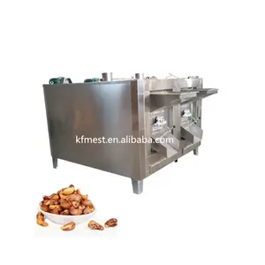 Gaz ısıtma gıda aperatifler kavurma makinesi tahıl fındık kavurma makinesi