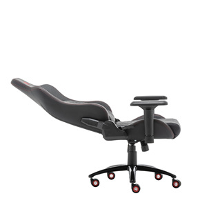 GCREATE Gaming Chair 6909 Height Adjustable Swivel <b>Office</b> Chair With Armrests Red And Green - Product Image 3