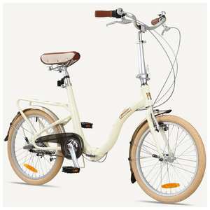 Bicicleta Plegable Económica de 20 Pulgadas Estilo Tailandés, Bicicleta Plegable de Acero de 20 Pulgadas / Bicicleta Plegable para Mujer de 20 Pulgadas - Product Image 1