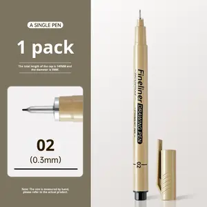 Juego de 12 Rotuladores de Línea Fina Negros para Dibujo Artístico, Regalo Profesional para Dibujar Anime, Gran Venta - Product Image 6