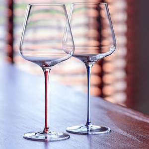 Bicchiere da Vino Borgogna Artigianale di Alta Qualità con Logo Laser Colorato, Stelo Lungo Moderno <span class=keywords><strong>Zalto</strong></span>, Ultra Sottile e di Grande Capacità - Product Image 6