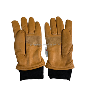 Guantes de cuero de grano superior para <span class=keywords><strong>mujer</strong></span> de invierno 2025 duraderos para guantes de seguridad antideslizantes Thinsulate - Product Image 2