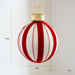 High Quality Customizable Colors Electroplating Christmas Balls Set Environment-Friendly <b>Plastic</b> Hanging - Product Image 6