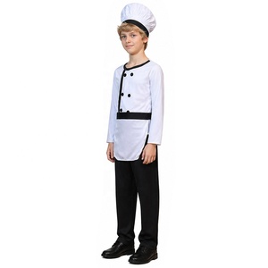 Costume di Halloween per Bambini e Bambine, Kit da Chef per Feste e Riunioni, Gioco di Ruolo da Capo Cuoco - Product Image 4