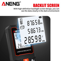 Télémètres laser portatifs ANENG B40/B60/B80/B100, outil de mesure de distance numérique haute précision, matériau ABS léger 80g