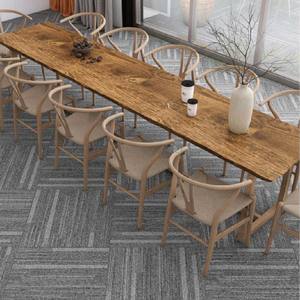 Dalles de moquette économiques et faciles à installer pour bureau et maison, 100*25, <span class=keywords><strong>boucle</strong></span> en velours, amortissement acoustique, support en nylon et PVC - Product Image 4