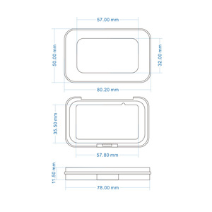 Al por mayor cosmético vacío compacto polvo caso sombra de ojos rubor contenedor - Product Image 4