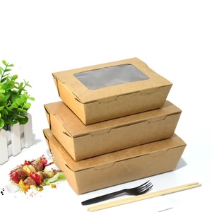 Cajas de Papel Kraft para Exhibición de Alimentos, Diferentes Tamaños, Personalizadas al por Mayor, para Pastelería, Postres, <span class=keywords><strong>Sushi</strong></span> y Gelatina - Product Image 1