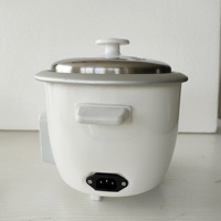 Mini-cuiseur à riz électrique 0,6 L, cuisson automatique, forme de tambour en plastique avec tasse doseuse