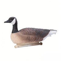 Décoy d'oie blanche réaliste en EVA, pliable et flottant, avec ventre moucheté, pour la chasse aux oiseaux aquatiques et la décoration de jardin