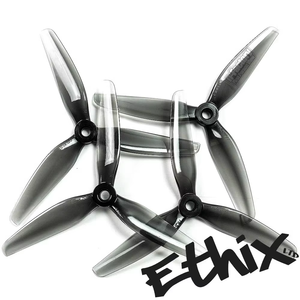 Hélices FPV Ethix S5 5X4X3 de 3 Aspas, Bajo Arrastre, Alta Eficiencia para Carreras, Freestyle, Cinelifter, Dron, 4 Piezas/Paquete, HQProp, Mejores Ventas - Product Image 2