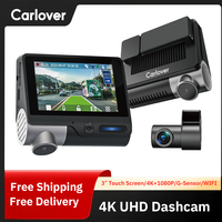 Dashcam Enregistreur Vidéo 4K Double Canal Avant Arrière WiFi GPS IPS Surveillance de Stationnement 24H Vente en Gros Usine OEM ODM 1 An