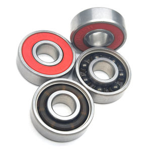 उच्च गुणवत्ता 608 2rs 608rs स्केटबोर्ड बॉल असर S608C-2RS 420 स्टेनलेस स्टील s3n4 काले सिरेमिक हाइब्रिड बीयरिंग - Product Image 1