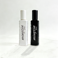 Flacon roll-on de luxe vide pour parfum ou huile pour les yeux, avec bille roulante, personnalisable avec logo et couleur, vente en gros OEM