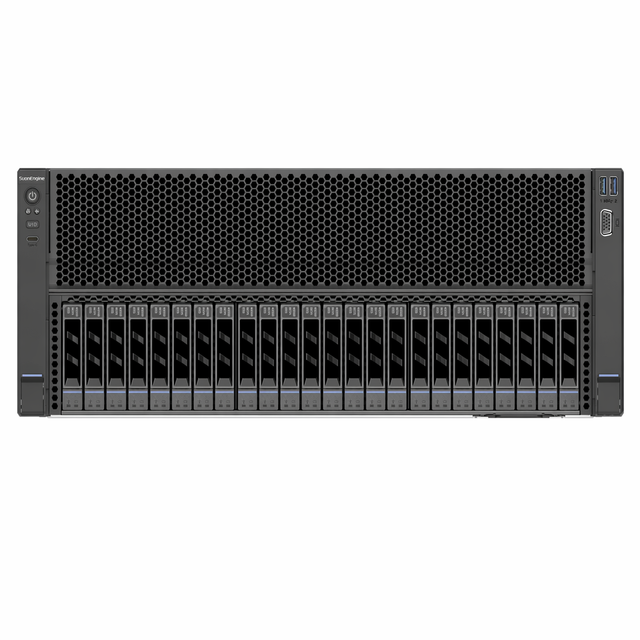 High-Density Storage Server 50* 2.5" Hot-Swap Bays, 24* U.2 NVMe Support, RAID 0/1/5/6/10/50/60, 4U Rackmount