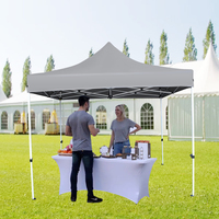 Carpa Publicitaria Resistente al Agua, Plegable, 3x3, para Exteriores, con Logotipo Visible, Resistente al Viento
