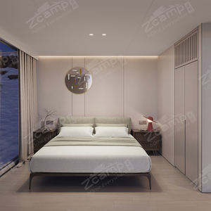 Zcamp F7 moderna casa prefabbricata in acciaio buon prezzo piccola casa con cucina e bagno uso come posto auto coperto - Product Image 4