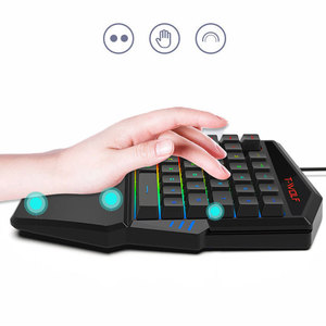 Mini-téléphone portable filaire Usb, utilisable avec une seule <span class=keywords><strong>main</strong></span>, <span class=keywords><strong>clavier</strong></span> de jeu Rgb rétro-éclairé, <span class=keywords><strong>pour</strong></span> jeux Pubg, PC - Product Image 5