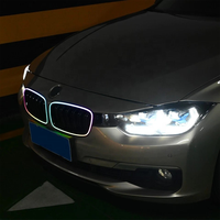 Nouvelle calandre avant modifiée avec éclairage LED RGB, écologique, pour les modèles 3 Series M3/F30/F35 de 2013 à 2018