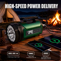 Arrancador de Coches Compacto de 4000A, Diseño Portátil, Bomba de Aire Integrada y Luz LED para Rescate de Vehículos al Aire Libre