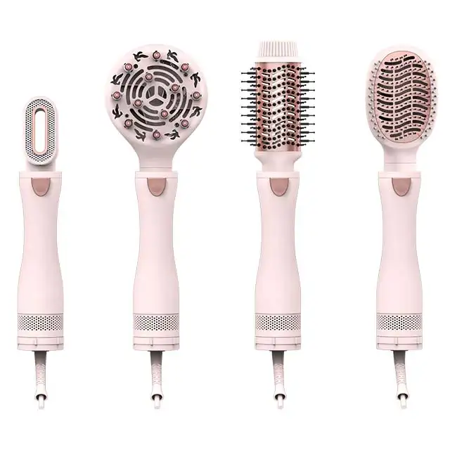 Hot air brush style and dryer hair blow dryer brush with private label