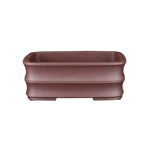 Pot à fleurs Zisha rectangulaire en forme de bac, fait main, en minerai original, pour la plantation de bonsaï - Product Image 5