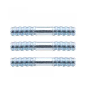 Perno Personalizado de Doble Rosca de Acero al Carbono Galvanizado en Zinc M8 M16 M20 Grado <span class=keywords><strong>8.8</strong></span> 10.9, Varilla Roscada con Cabeza de Perno, Pernos de Doble Extremo - Product Image 4