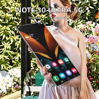 هاتف ذكي نوت 30 ألترا الجديد لعام 2024 بشاشة AMOLED مقاس 7.3 بوصة، نظام أندرويد 13.0، تقنية الجيل الخامس 5G LTE، ذاكرة 3 جيجابايت + 64 جيجابايت، بطارية 4000-4999 مللي أمبير، معالج MTK Dimensity