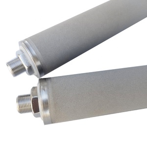 20 30 40 inch Chiều dài thiêu kết kim loại xốp Titan ống hộp mực cho thanh lọc chất lỏng filtraiton - Product Image 3