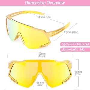 Wholesale New Custom Logo Women Men Outdoor Oversize Sports Sunglasses Motorsport Motocross Full Rim <b>Adjustable</b> Strap % UV - Product Image 3