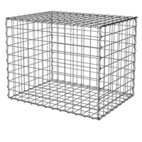 Boîte en treillis soudé galvanisé, panier en gabion, mur de soutènement en gabion pour l'aménagement paysager et la décoration de jardin