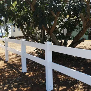 modern pvc wood fence cheap farm fence suppliers plastic pvc vinyl 2 rail horse fences