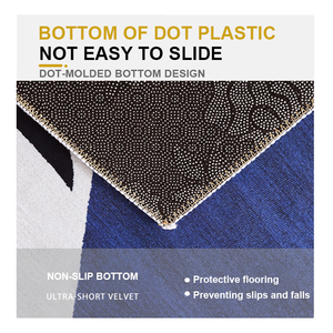 Nhà máy bán Ma-rốc phòng khách thảm kích thước lớn không trượt hành lang Mat Ba Tư Bohemian phong cách khu vực trung tâm thảm cho sàn - Product Image 6