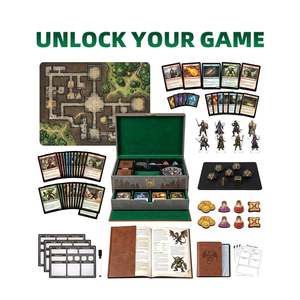 Jeu de société de table RPG <span class=keywords><strong>multijoueur</strong></span> pour cartes de défi, avec revêtement UV sélectif, écologique et durable, pour adultes - Product Image 2