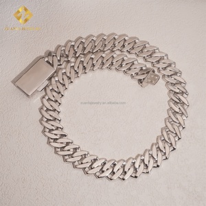 Bijoux Fire à succès, Buss Down Big Guy 20mm, bijoux hip-hop pour homme, serti de diamants, testeur de diamants, moissanite, Miami Cuban Link pour homme - Product Image 5