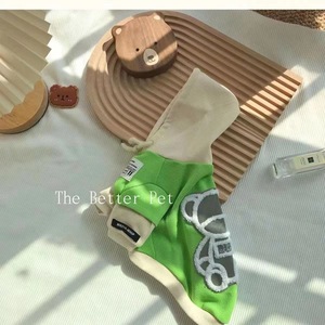 Pet <b>Bear</b> Hoodie Green Cotton Padded Clothes For Small Dogs Cats <b>Cute</b> Animal Design - Product Image 2