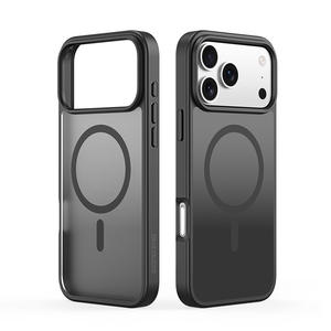 2025 nuova progettazione di colore solido di senso della pelle del PC <span class=keywords><strong>con</strong></span> la ricarica magnetica del telefono cellulare <span class=keywords><strong>Cover</strong></span> <span class=keywords><strong>trasparente</strong></span> per <span class=keywords><strong>IPhone</strong></span> 17 Pro Max Plus - Product Image 5